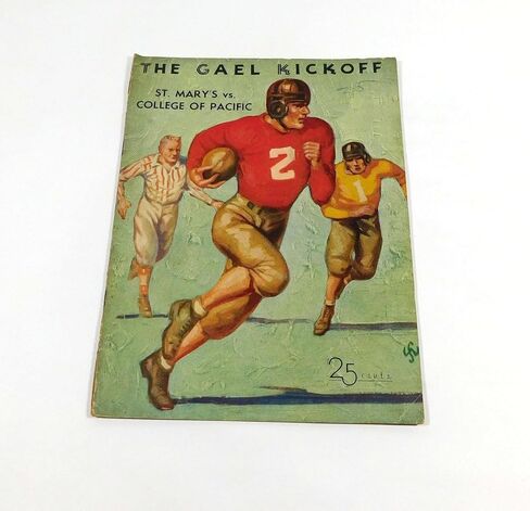 1936 College of Pacific at St. Mary's College Football Program 11-26-36 - College Programs in Saudi Arabia