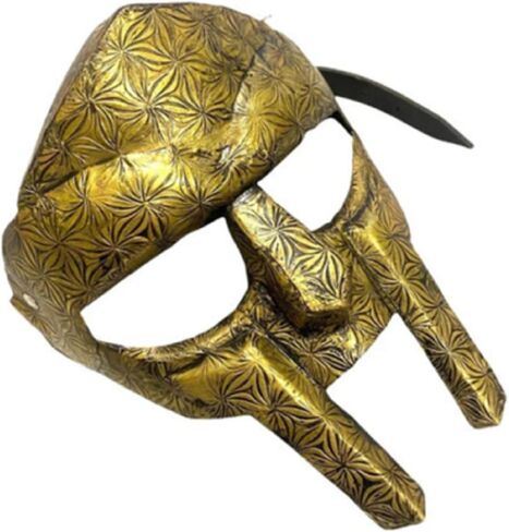 Medieval Antique Mask MF Doom Gladiator Mask Madvillain 18g Mild Steel Face Armor mask Replica Roleplay Warrior costume in Saudi Arabia