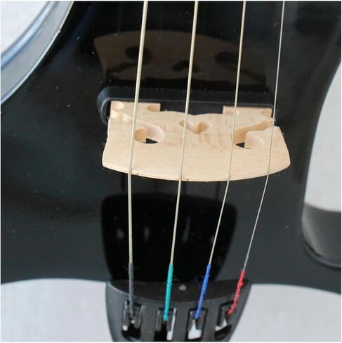 مجموعة كمان احترافية كمان كهربائي احترافي أسود 4/4 أداة أداء in Kuwait