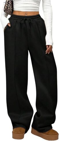 RoseSeek Girl's Sweatpants Drawstring Elastic Waisted Athletic Pants Sports Pants in Saudi Arabia