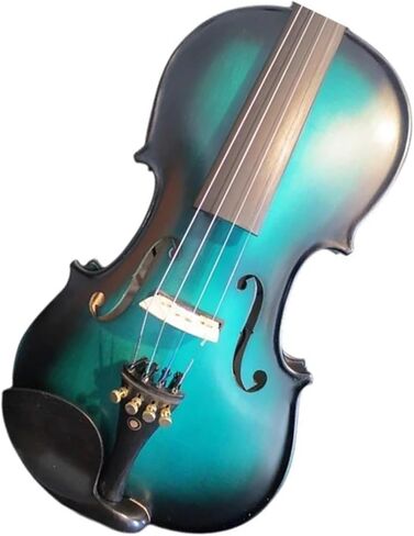 مجموعة كمان احترافية باللونين الأزرق والأسود بحجم كامل كهربائي 4/4 كمان أصلي صوت جيد in Kuwait