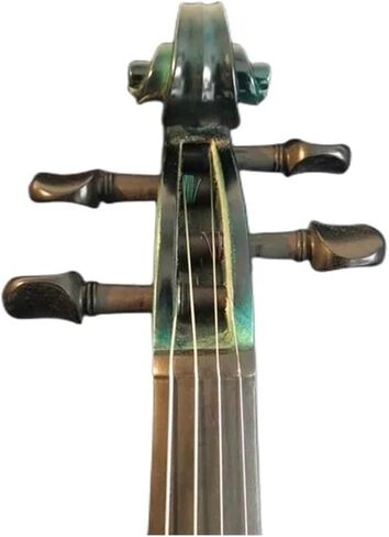 مجموعة كمان احترافية باللونين الأزرق والأسود بحجم كامل كهربائي 4/4 كمان أصلي صوت جيد in Kuwait