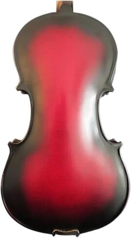 مجموعة كمان احترافية باللونين الأحمر والأسود 4/4 كمان كهربائي بالحجم الكامل مع صوت أصلي لطيف in Kuwait