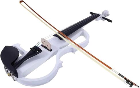 طقم كمان احترافي كمان كهربائي حجم كامل 4/4 خشب ابيض in Kuwait