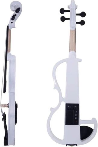 طقم كمان احترافي كمان كهربائي حجم كامل 4/4 خشب ابيض in Kuwait