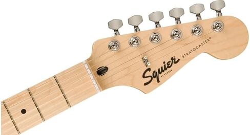 جيتار كهربائي Squier by Fender Limited Edition Sonic® Stratocaster® HSS، لوحة أصابع من خشب القيقب، بيك جارد أبيض، فوق بنفسجي in Saudi Arabia