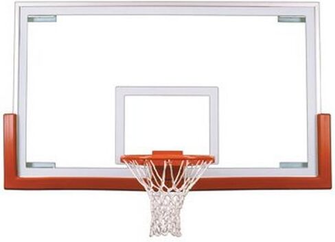 First Team FT234 Tempered Glass 42 X 72 in. Official Glass Backboard44; Grey in Saudi Arabia
