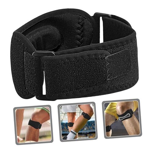 قابل للتعديل على الوجهين سيليكون دعامة الركبة الرضفة دعم وسادة الركبة تنفس للرياضة مريحة الجري والقفز in Kuwait