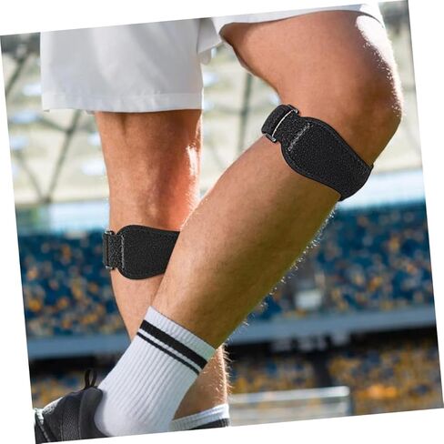 قابل للتعديل على الوجهين سيليكون دعامة الركبة الرضفة دعم وسادة الركبة تنفس للرياضة مريحة الجري والقفز in Kuwait