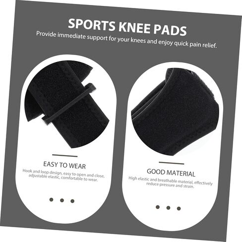 2Pcs Breathable Knee Wraps Lightweight Knee Protective Covers for Fitness Basketball and Running Durable Compression Support for in Saudi Arabia