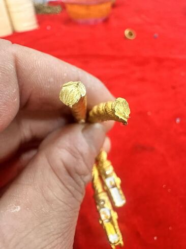 سوار من الذهب الخالص من Open18k للنساء، سوار منقوش على شكل مقياس السمك عصري وفاخر، هدية راقية لعيد الميلاد وعيد الحب وأعياد الميلاد in Saudi Arabia