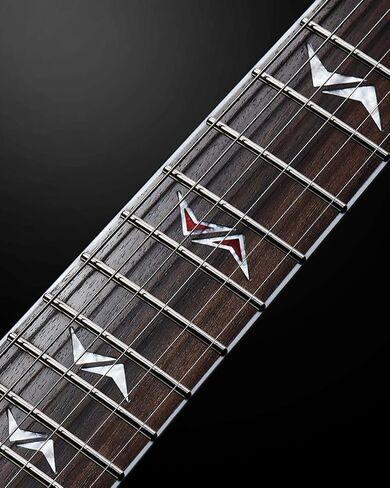 WestCreek RACER Solid Body Electric Guitar, SG guitar, Rounded End Frets, Bone nut, Rosewood Fingerboard, Mahogany Body (Black-Red Stripe) in Kuwait