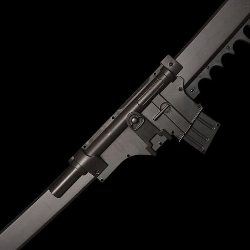 Samuel Rodrigues/Raiden Sword Japanes Game Cosplay Prop Metal Upgraded Version Katana Black not Sharp in Kuwait