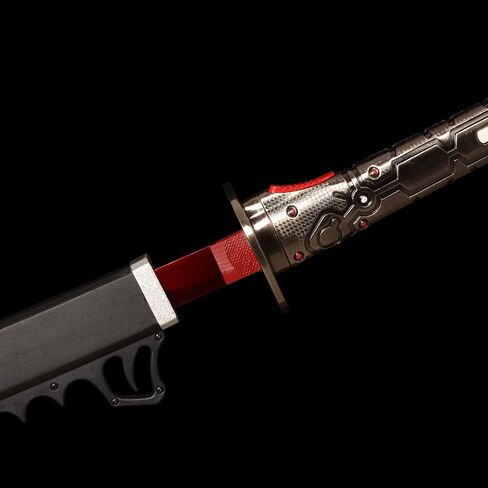 Samuel Rodrigues/Raiden Sword Japanes Game Cosplay Prop Metal Upgraded Version Katana Black not Sharp in Kuwait