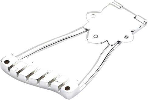 Chrome Guitar String Saddle Tailpiece for 6-String Electric Guitars GA418A Drawing String Board Compatible Models in Saudi Arabia