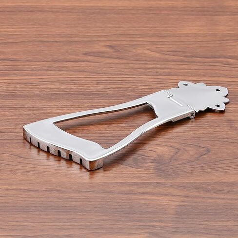 Chrome Guitar String Saddle Tailpiece for 6-String Electric Guitars GA418A Drawing String Board Compatible Models in Saudi Arabia