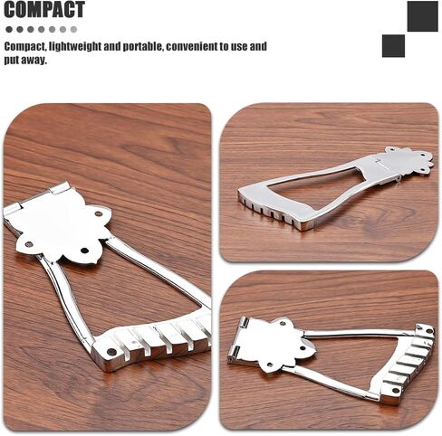 Chrome Guitar String Saddle Tailpiece for 6-String Electric Guitars GA418A Drawing String Board Compatible Models in Saudi Arabia