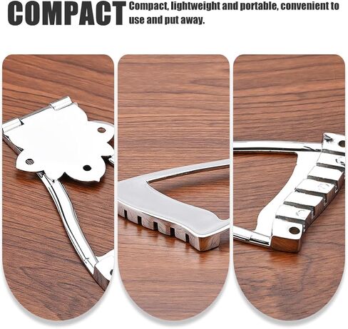 Chrome Guitar String Saddle Tailpiece for 6-String Electric Guitars GA418A Drawing String Board Compatible Models in Saudi Arabia