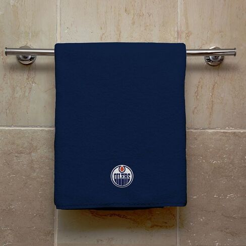 Northwest Edmonton Oilers NHL Team Logo Hand Towel 2 Pack 16 x 26 Inches in Saudi Arabia