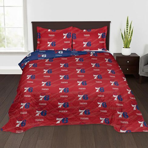 Northwest NBA King Quilted Throw Blanket with 2 Shams, Soft Cozy Bedding, All Seasons, 90 x 90 inches in Saudi Arabia