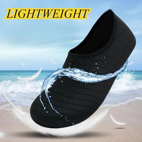 Lightweight Home Swimming Water Shoes, Water Sports Shoes Barefoot Quick-Dry Slip-On for Men Women in Saudi Arabia