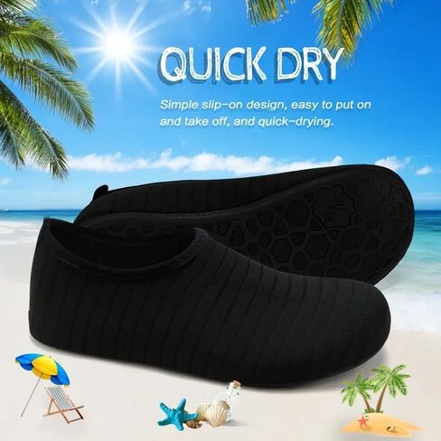 Lightweight Home Swimming Water Shoes, Water Sports Shoes Barefoot Quick-Dry Slip-On for Men Women in Saudi Arabia