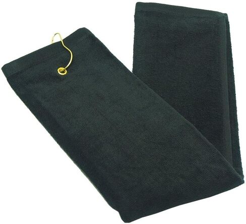 مناشف جولف Supercenter مقاس 16 × 24 بحلقة ثلاثية الطي مع خطاف ألوان 100% قطن 24 عبوة 36 عبوة 60 عبوة (أحمر، 24) in Saudi Arabia
