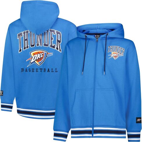 Ultra Game Adults NBA Official Super Soft MVP Full Zip Hoodie Jacket, Oklahoma City Thunder, Team Color, Small in Saudi Arabia