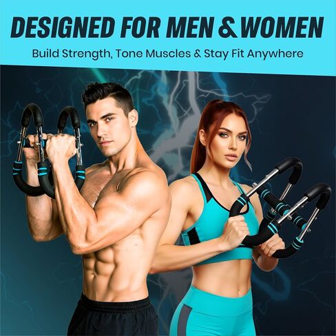 Chest Workout Equipment - Twister Arm Trainer, 30/45/60LB Fitness Equipment, Home Gym Accessories for Men & Women, Forearm Strengthener at Home Workout Equipment in Saudi Arabia