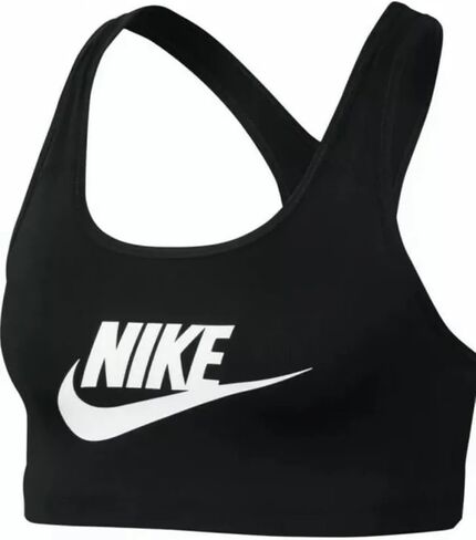 Nike Pro Women Medium Support Classic Swoosh Training Bra Black in Saudi Arabia