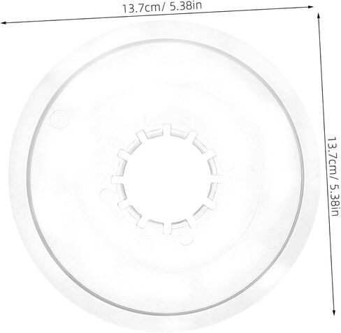 Toyvian 10pcs Clear Plastic Bicycle Flywheel Protector Cover Durable Chainwheel Guard for Mountain and Road Bikes Easy to Install Replacement Accessory in Saudi Arabia