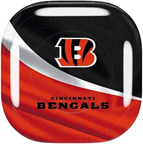 Skinit Decal Audio Skin Compatible with Samsung Galaxy Buds Pro - Officially Licensed NFL Cincinnati Bengals Design in Saudi Arabia