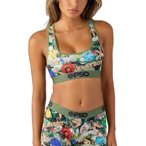 PSD Women's Playboy Festive Tree Sports Bra in Saudi Arabia