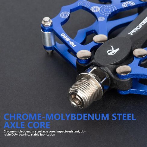 ‌Ultralight CNC Bike Pedals - Sealed Bearings Mountain/BMX/Road Pedals with Non-Slip Surface & 9/16" Chrome-Molybdenum Steel Spindle for MTB/Gravel/Cyclocross Bikes in Saudi Arabia