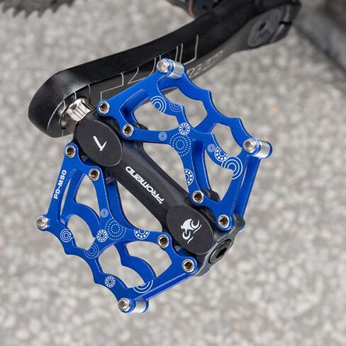 ‌Ultralight CNC Bike Pedals - Sealed Bearings Mountain/BMX/Road Pedals with Non-Slip Surface & 9/16" Chrome-Molybdenum Steel Spindle for MTB/Gravel/Cyclocross Bikes in Saudi Arabia