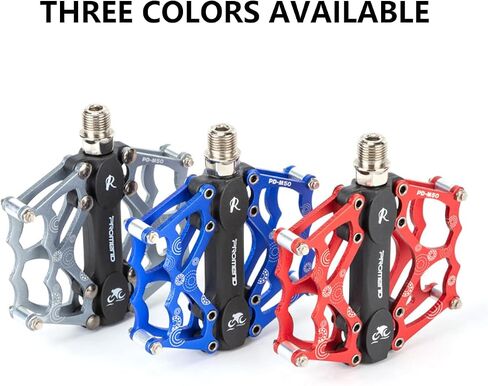 ‌Ultralight CNC Bike Pedals - Sealed Bearings Mountain/BMX/Road Pedals with Non-Slip Surface & 9/16" Chrome-Molybdenum Steel Spindle for MTB/Gravel/Cyclocross Bikes in Saudi Arabia