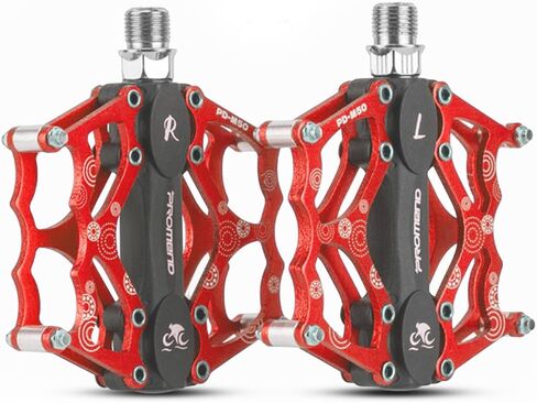 ‌Ultralight CNC Bike Pedals - Sealed Bearings Mountain/BMX/Road Pedals with Non-Slip Surface & 9/16" Chrome-Molybdenum Steel Spindle for MTB/Gravel/Cyclocross Bikes in Saudi Arabia