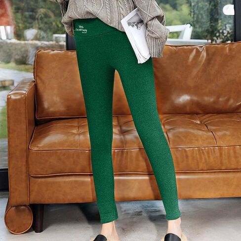 Yes I'm Still Cold-Me 24:7 Fleece Lined Leggings for Women High Waist Thermal Tights Casual Slim Warm Winter Trousers in Saudi Arabia