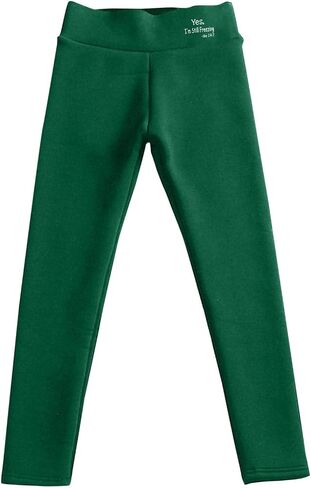 Yes I'm Still Cold-Me 24:7 Fleece Lined Leggings for Women High Waist Thermal Tights Casual Slim Warm Winter Trousers in Saudi Arabia
