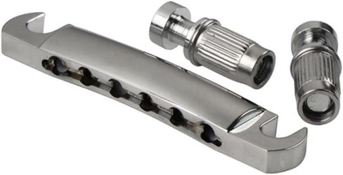 Guitar Bridge Saddle Electric Guitar Bridge Tailpiece Zinc Alloy Easy Fit Solid-body in Saudi Arabia