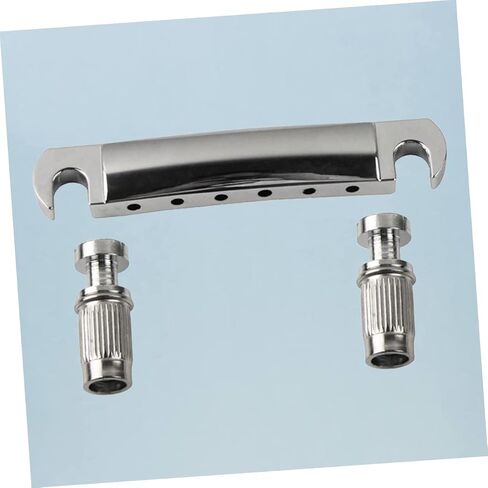 Guitar Bridge Saddle Electric Guitar Bridge Tailpiece Zinc Alloy Easy Fit Solid-body in Saudi Arabia