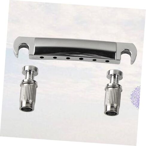 Guitar Bridge Saddle Electric Guitar Bridge Tailpiece Zinc Alloy Easy Fit Solid-body in Saudi Arabia