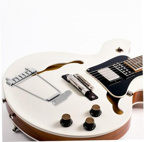 Professional Silver Tailpiece for String Guitar Upgrade Your Instrument String Spacing Essential Replacement for Bass and Archtop Guitars in Saudi Arabia