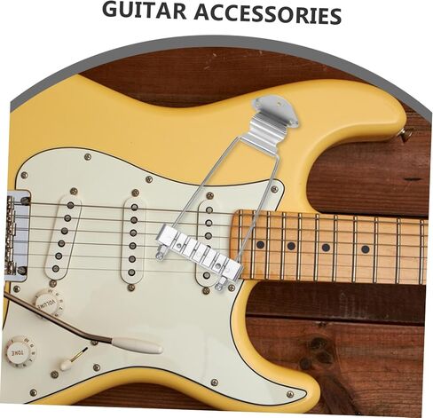 Professional Silver Tailpiece for String Guitar Upgrade Your Instrument String Spacing Essential Replacement for Bass and Archtop Guitars in Saudi Arabia