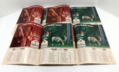 الكثير من (9) برامج مختلفة لكرة القدم في ديترويت لايونز NFL لعام 1966 DA065816 - برامج NFL in Saudi Arabia