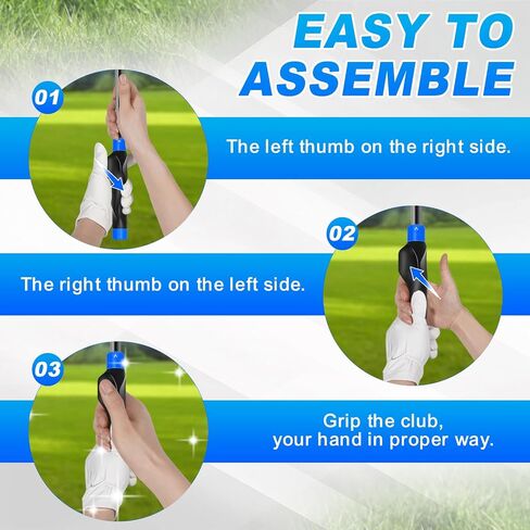 Golf Grip Trainer, Golf Club Grip, Golf Grip Training Aid, Helps Improve and Train Correct Hand Position (Right Hand ) in Saudi Arabia