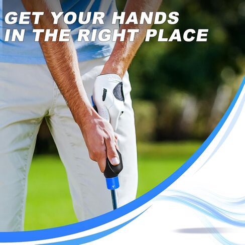 Golf Grip Trainer, Golf Club Grip, Golf Grip Training Aid, Helps Improve and Train Correct Hand Position (Right Hand ) in Saudi Arabia