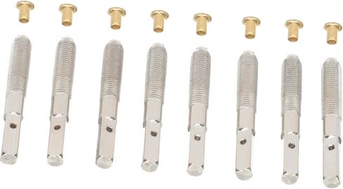 Kisangel 1set Lyre Harp Accessories Chrome Lyre Pegs Stringed Instrument Tuning Pins for Harp in Saudi Arabia