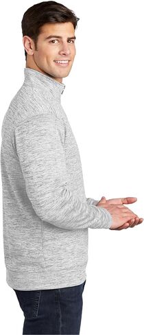 SPORT-TEK Unisex PosiCharge Electric Heather Fleece Quarter Zip Pullover in Saudi Arabia