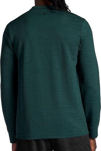 قميص Gaiam الرجالي المريح والرائع Henley، مقاس قياسي، خامة جاكار وافل صغيرة قابلة للتمدد متوسطة الوزن in Saudi Arabia